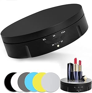 LANPOWAE Motorized Rotating Display Stand