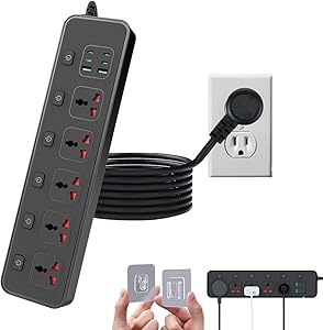 Jumpso 11-in-1 Power Strip with USB-C Ports