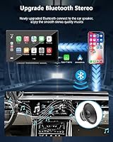 LAMTTO 9-inch Wireless Car Stereo with Apple CarPlay and Android Auto — image 3