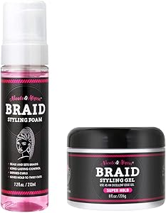 Nicole & Alyssa Braid Styling Combo Foam 7.2oz + Gel 8oz Review