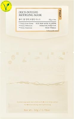 FULLY Rice Dough Facial Modeling Mask 1.76oz x 4ea