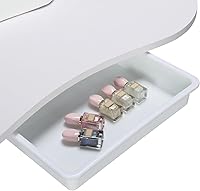 Yaheetech 37-inch Foldable Manicure Table with Swivel Chair Set — image 8