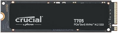 Crucial T705 4TB PCIe Gen5 NVMe M.2 SSD