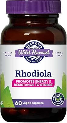 Oregon's Wild Harvest Rhodiola Supplement, 60 Count