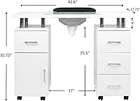 DERMALOGIC Manicure Table Glass Glow Black II — image 7