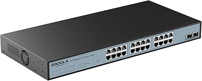 Sodola 24-Port 2.5G Smart Web Managed Switch