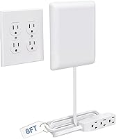Sleek Socket Outlet & Plug Concealer with 8-Foot Extension Cord — image 1