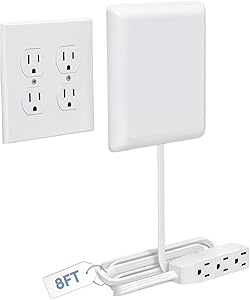 Sleek Socket Outlet & Plug Concealer with 8-Foot Extension Cord Review
