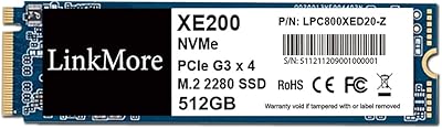 LinkMore XE200 512GB PCIe Gen3 NVMe M.2 SSD