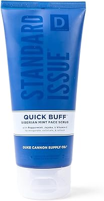 Duke Cannon Supply Co. Standard Issue Quick Buff Siberian Mint Face Scrub, 6 Fl. Oz