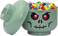 LEGO Iconic Storage Head Large, Green Skeleton — image 2