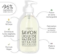 Compagnie de Provence Savon de Marseille Liquid Soap - Olive Wood - 16.7oz — image 2