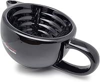 The Goodfellas' Smile Scuttle Shave Mug - Black Ceramic Shaving Bowl — image 1