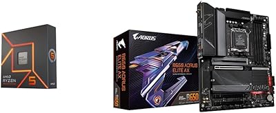 AMD Ryzen 5 7600X + GIGABYTE B650 AORUS ELITE AX Motherboard