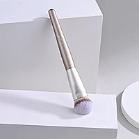 SaDM Shiny Contoured Makeup Brush - Champagne Gold — image 9