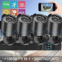 5iktery 3000TVL Home Security System 4-Camera Kit — image 2