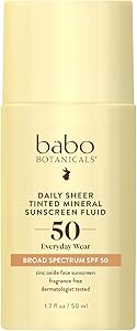 Babo Botanicals Daily Sheer Tinted Mineral Sunscreen SPF 50 Review