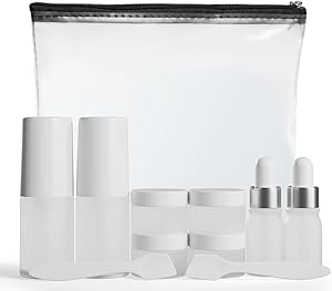 Wondercraft 11 Piece Travel Skincare Containers Set Review