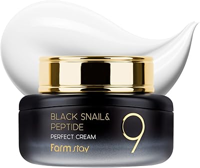 FARMSTAY Black Snail & Peptide 9 Perfect Cream, 1.85oz