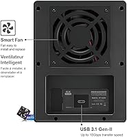 Mediasonic HF7-SU31C 4-Bay USB 3.2 SATA Hard Drive Enclosure — image 8