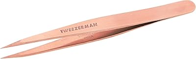Tweezerman Stainless Steel Point Tweezer - Rose Gold