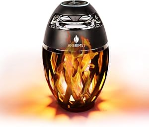 ANERIMST Outdoor Bluetooth Speaker with LED Flame Light Review