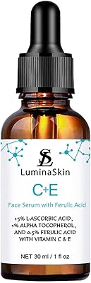LuminaSkin Vitamin C Face Serum 15% with Vitamin E & Ferulic Acid 1oz