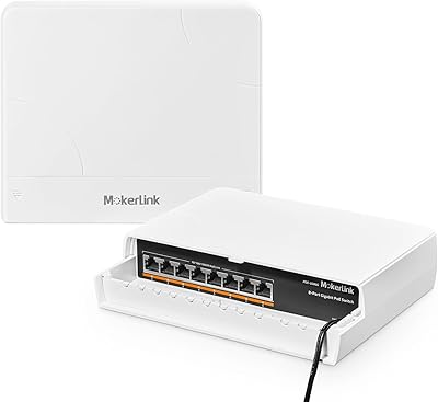 MokerLink 8-Port Outdoor Gigabit PoE Switch