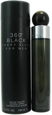 Perry Ellis 360 Black Eau De Toilette Spray 100mL