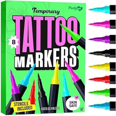 Pretty Me Temporary Tattoos Markers Kit