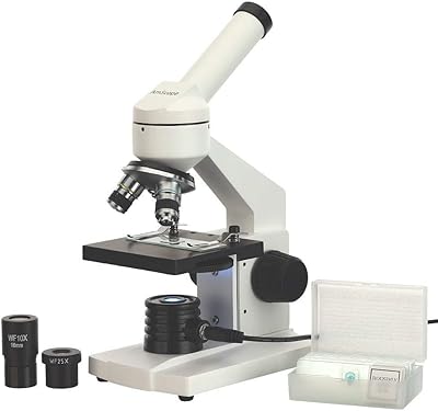 AmScope M102C-PB10 Biological Compound Microscope