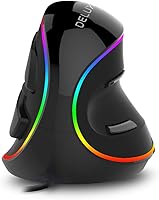 DeLUX M618Plus RGB Wired Ergonomic Mouse — image 1