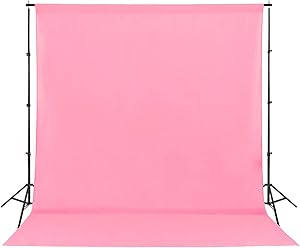 Sugargirl 8x10 FT Pink Photography Backdrop Review