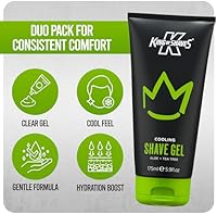 King of Shaves Cooling Shave Gel Aloe+Tea Tree 4x175mL — image 3