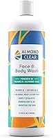 Almond Clear Face & Body Wash 17.25 oz — image 1