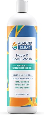 Almond Clear Face & Body Wash 17.25 oz