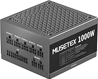 MUSETEX MU1000 1000W Full Modular ATX Power Supply — image 1