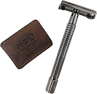 Hide & Drink Leather Double Edge Safety Razor Head Protective Sheath - Bourbon Brown — image 5