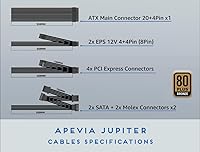 Apevia ATX-JP600W Jupiter 600W Power Supply — image 6