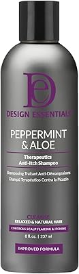 Design Essentials Peppermint & Aloe Therapeutics Anti-Itch Shampoo 8oz