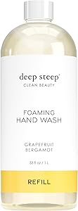 Deep Steep Foaming Hand Wash Grapefruit Bergamot Refill 33oz Review