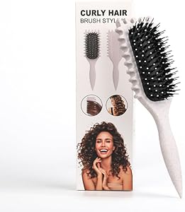 ITAWINA Beige Bounce Curl Defining 3D Brush Review