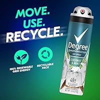 Degree Men Antiperspirant Deodorant Dry Spray Coconut & Mint 3.8 oz — image 3