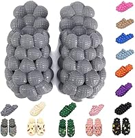 Bubble Slippers for Women Men, Funny Massage Golf Ball Slides — image 1
