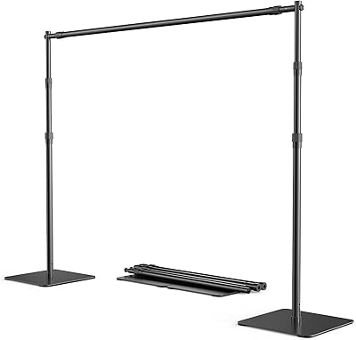 ShowMaven 8x10 ft Adjustable Photo Backdrop Stand