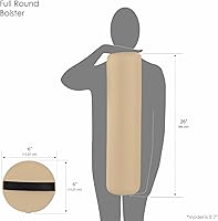 Earthlite Bolster Pillow Full Round – 100% PU Upholstery — image 7