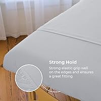 Avalon Care 3-Piece Massage Table Sheets Set - Silver — image 3