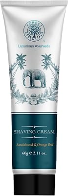 Forest Essentials Shaving Cream Sandalwood & Orange Peel 60g