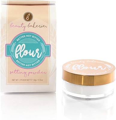 Beauty Bakerie Flour Setting Powder, Rice (White), 0.5oz