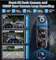 RLIERCI 9″ Wireless Carplay Screen with 4K Dash Cam — image 6